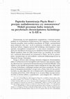 Research paper thumbnail of Papieska kanonizacja Pięciu Braci - przejaw naśladownictwa czy nowatorstwa? Wokół przemian kultu świętych na peryferiach chrześcijaństwa łacińskiego X-XII w. [Papal canonization of the Five Martyred Brothers [...] Cult of saints on the periphery of Latin Christendom in the 10-12th c.]