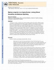 Research paper thumbnail of Making longevity in an aging society: linking ethical sensibility and Medicare spending