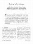 Research paper thumbnail of Referral Infomediaries Yuxin Chen