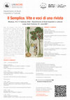 Research paper thumbnail of Il ronzio delle parti in movimento. Maurizio Salabelle attraverso il «Semplice»