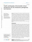 Research paper thumbnail of Calcific tendinopathy of the shoulder: clinical perspectives into the mechanisms, pathogenesis, and treatment