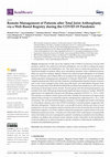 Research paper thumbnail of Remote Management of Patients after Total Joint Arthroplasty via a Web-Based Registry during the COVID-19 Pandemic