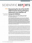 Research paper thumbnail of Reassessing the role of the NLRP3 inflammasome during pathogenic influenza A virus infection via temporal inhibition