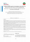 Research paper thumbnail of Evaluation of antibody responses to outer membrane vesicles (OMVs) and killed whole cell of Vibrio cholerae O1 El Tor in immunized mice