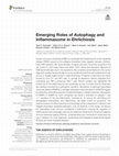 Research paper thumbnail of Emerging Roles of Autophagy and Inflammasome in Ehrlichiosis