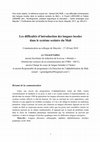 Research paper thumbnail of Les difficultés d’introduction des langues locales dans le système scolaire du Mali