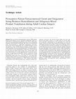 Research paper thumbnail of Prescriptive patient extracorporeal circuit and oxygenator sizing reduces hemodilution and allogeneic blood product transfusion during adult cardiac surgery