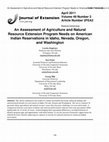 Research paper thumbnail of Number 2 Article Number 2FEA2 An Assessment of Agriculture and Natural Resource Extension Program Needs on American Indian Reservations in Id