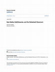 Research paper thumbnail of New Media, Multiliteracies, and the Globalized Classroom