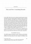 Research paper thumbnail of Then and Now: Concluding Remarks