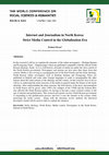 Research paper thumbnail of Internet and Journalism in North Korea: Strict Media Control in the Globalization Era