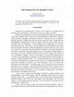 Research paper thumbnail of The Emergence of Modern Logic