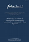 Research paper thumbnail of Del dialogo e del conflitto tra giurisdizioni in Europa. I giudici onorari tra Corte costituzionale e Corte di giustizia