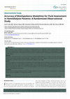 Research paper thumbnail of Accuracy of Bioimpedance Modalities for Fluid Assessment in Hemodialysis Patients: A Randomized Observational Study