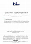 Research paper thumbnail of Qualités culinaires, sensorielles et nutritionnelles de pâtes alimentaires sansgluten à base de légumineuses