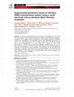 Research paper thumbnail of Experimental parametric study of 128 Gb/s PAM-4 transmission system using a multi-electrode silicon photonic Mach Zehnder modulator