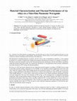 Research paper thumbnail of Material Characterization and Thermal Performance of Au Alloys in a Thin-Film Plasmonic Waveguide