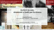 Research paper thumbnail of Archivi in rete: strumenti e fonti per la ricerca