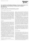 Research paper thumbnail of Sex-restricted non-Mendelian inheritance of mouse Chromosome 11 in the offspring of crosses between C57BL/6J and (C57BL/6J × DBA/2J)F 1 mice