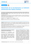 Research paper thumbnail of Déterminants de la non-observance au traitement antirétroviral chez l’adulte à Kinshasa