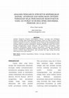 Research paper thumbnail of Analisis Pengaruh Struktur Kepemilikan Saham, Leverage Dan Kebijakan Dividen Terhadap Nilai Perusahaan Manufaktur Yang Go Public DI Bursa Efek Indonesia Periode 2013-2015