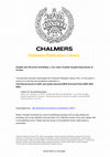 Research paper thumbnail of Chalmers Publication Library Insights into Physician Scheduling : a case study of public