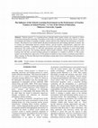 Research paper thumbnail of The Influence of the Schools Learning Environment on the Performance of Teacher Trainees on School Practice - A Case of the School of Education, Makerere University, Uganda