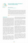 Research paper thumbnail of Structural Flexibility and Space Articulation in Architectural Design Teaching