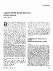 Research paper thumbnail of Lesions of the dorsal columns