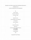 Research paper thumbnail of THE EFFECT OF STUDENT SATISFACTION ON FRESHMAN RETENTION IN UNDERGRADUATE ATHLETIC TRAINING EDUCATION PROGRAMS By