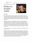 Research paper thumbnail of Profile of a Swedish Arabist