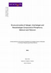 Research paper thumbnail of Structural studies of Halogen, Interhalogen and Pseudohalogen Compounds of Phosphorus, Selenium and Tellurium