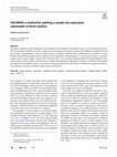 Research paper thumbnail of SOLOMON: a method for splitting a sample into equivalent subsamples in factor analysis