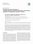 Research paper thumbnail of Preparation and characterization of a collagen-liposome-chondroitin sulfate matrix with potential application for inflammatory disorders treatment