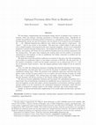 Research paper thumbnail of Optimal provision-after-wait in healthcare. Available at http: //www.cs.princeton.edu/˜mbraverm/pmwiki/index.php?n=Research.AllPapers