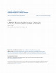 Research paper thumbnail of UMASS Boston Anthropology Outreach