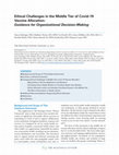 Research paper thumbnail of Ethical Challenges in the Middle Tier of COVID-19 Vaccine Allocation: Guidance for Organizational Decision-Making