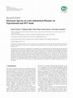 Research paper thumbnail of Electronic Spectra of ortho-Substituted Phenols: An Experimental and DFT Study