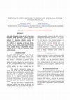 Research paper thumbnail of Implimantation Methods to Eliminate Overload Power System Problem