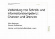 Research paper thumbnail of Verbindung von Schreib-und Informationskompetenz: Chancen und Grenzen