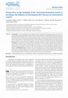 Research paper thumbnail of Perspectives on the modeling of the neuromusculoskeletal system to investigate the influence of neurodegenerative diseases on sensorimotor control