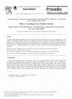 Research paper thumbnail of The International Conference on Communication and Media 2014 (i -COME'14), 18 -20 October 2014, Langkawi, MALAYSIA What is Upsetting Our Children Online?