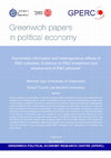 Research paper thumbnail of Asymmetric information and heterogeneous effects of R&D subsidies: evidence on R&D investment and employment of R&D personel