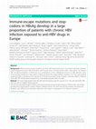 Research paper thumbnail of Immune-escape mutations and stop-codons in HBsAg develop in a large proportion of patients with chronic HBV infection exposed to anti-HBV drugs in Europe