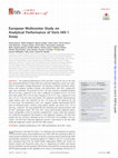 Research paper thumbnail of A European Multicentre Study on the Analytical Performance of the VERIS HIV-1 Assay