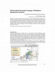 Research paper thumbnail of Performative Parametric Design of Radiation Responsive Screens