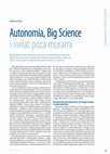 Research paper thumbnail of Autonomia, Big Science i świat poza murami