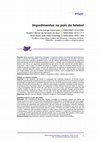 Research paper thumbnail of Impedimentos no país do futebol