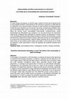 Research paper thumbnail of ¿Racionalidad científico-instrumental en Derecho?  Sobre los límites de la universalidad del conocimiento jurídico