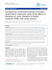 Research paper thumbnail of A prospective, randomized, placebo-controlled, double-blind, multicenter study of the effects of irbesartan on aortic dilatation in Marfan syndrome (AIMS trial): Study protocol